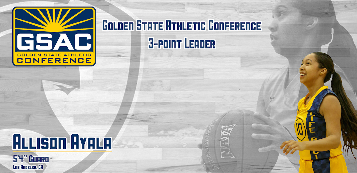 Allison Ayala Finishes As GSAC 3-pt. Leader