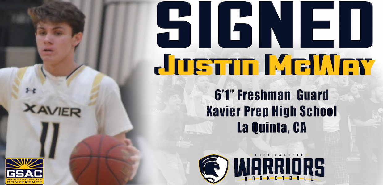 Warriors Sign Justin McWay From Xavier Prep