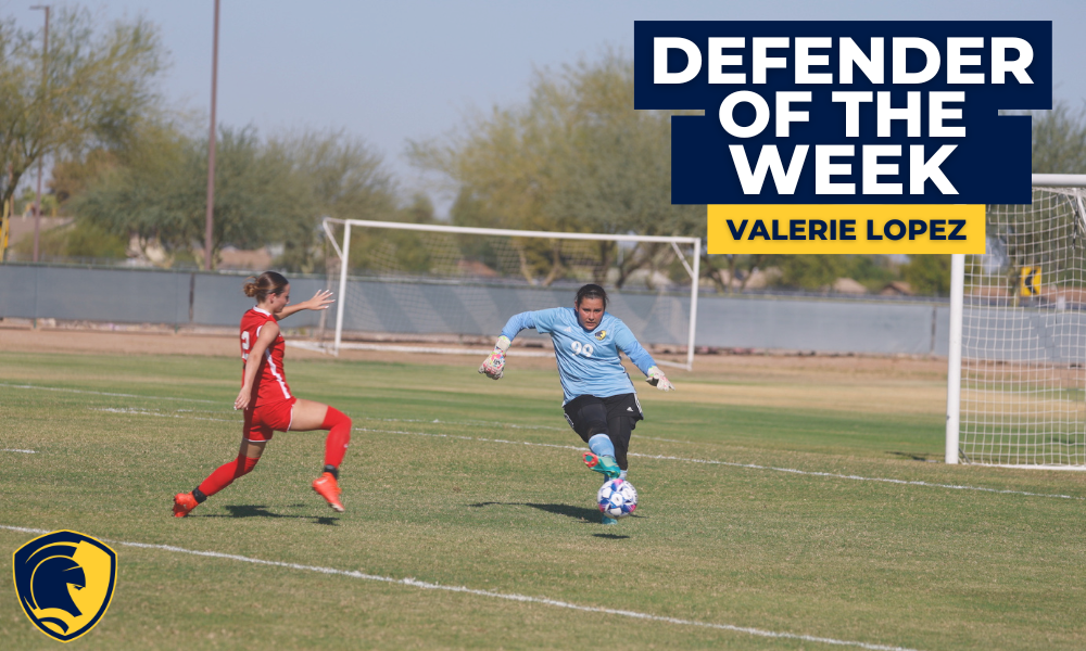Lopez Named GSAC Defender of the Week