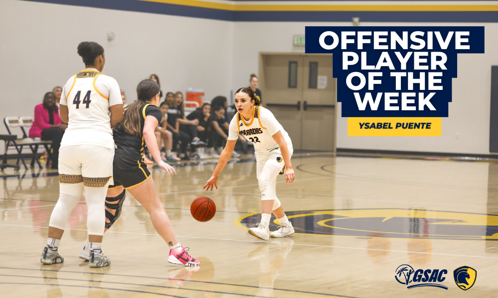 Puente Named GSAC Offensive Player of the Week